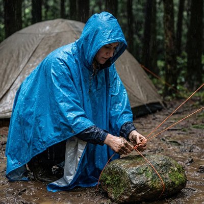 Poncho pluie 